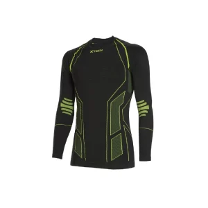 XTECH MAGLIA M/L TITANIUM LUPETTO  NERA