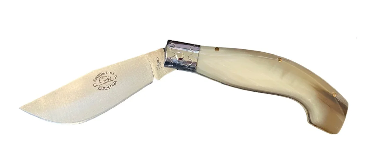 AUSONIA 023227 COLTELLO SIRBUNEDDU CM 17 MANICO CORNO
