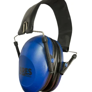 ARES CUFFIA DA TIRO RIPIEGABILE 22DB BLU