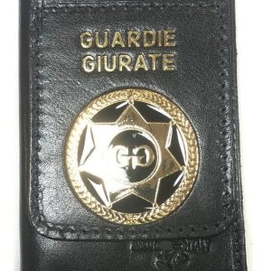 ASCOT ITALY PORTAFOGLIO IN PELLE GUARDIA GIURATA NERO