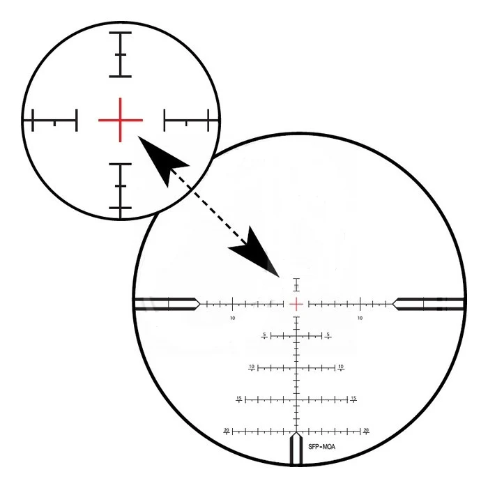 ZEISS OTTICA CONQUEST V4 6-24X50 BS RET. 68 ZBi ILL - immagine 3