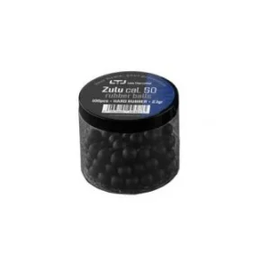 ZULU PALLE GOMMA RUBBERBALL NERE CAL. 50 CONF. 100PZ