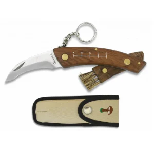 ALBAINOX COLTELLO PER FUNGHI CON SPAZZOLA PIEGHEVOLE