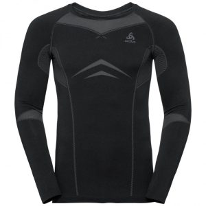 ODLO Intimo termico uomo BL TOP CREW NECK L/S Fundamental Performance evolution warm nero