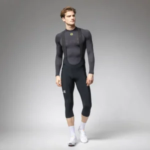 KNICKERS 3/4 ALÉ PRAGMA WINTER 2.0 - Nero/Bianco