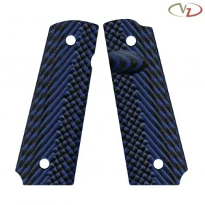 VZ GRIPS OPERATOR II CARBON FIBER BLUE FULL SIZE MOD. 02-CFB-A
