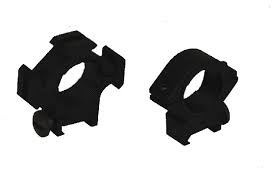 AIM SPORTS ANELLI SCINA WEAVER 30MM TRI RAIL QT03