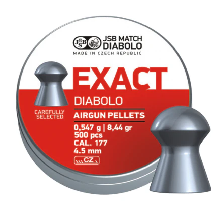 JSB PALLINI EXACT DIABOLO CAL. 4,50MM 500PZ