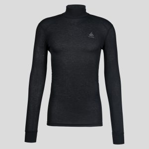 ODLO Intimo termico uomo BL TOP TURTLE NECK L/S active warm eco nero