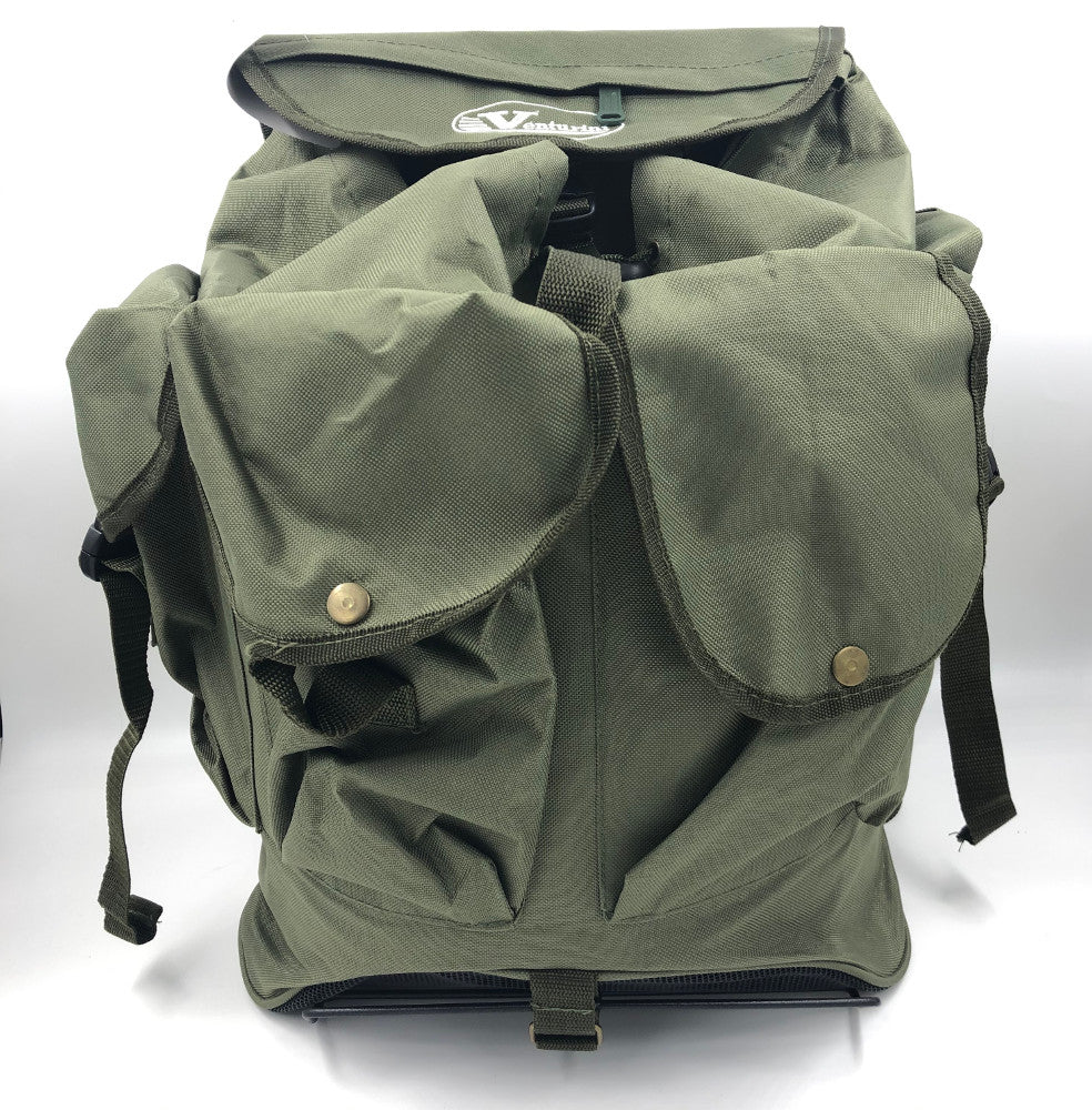 VENTURINI ZAINO PORTA FUNGHI IN TESSUTO 600D ANTISTRAPPO VERDE 88200