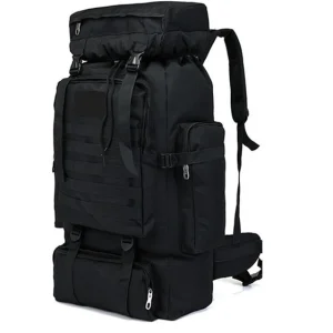ZAINO MILITARE NERO 60L