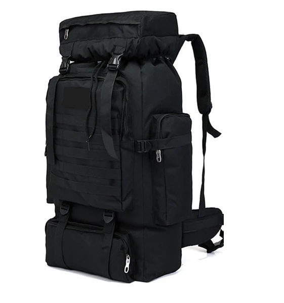 ZAINO MILITARE NERO 60L