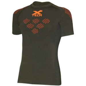 XTECH MAGLIA M/M EXAGON  VERDE/ARANCIO