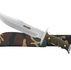 AUSONIA 028044 PUGNALE MANICO ABS LAMA INOX CM 21 CON FODERO