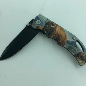 AUSONIA 026593 COLTELLO DA TASCA CM 18 LAMA INOX "BUFALO"