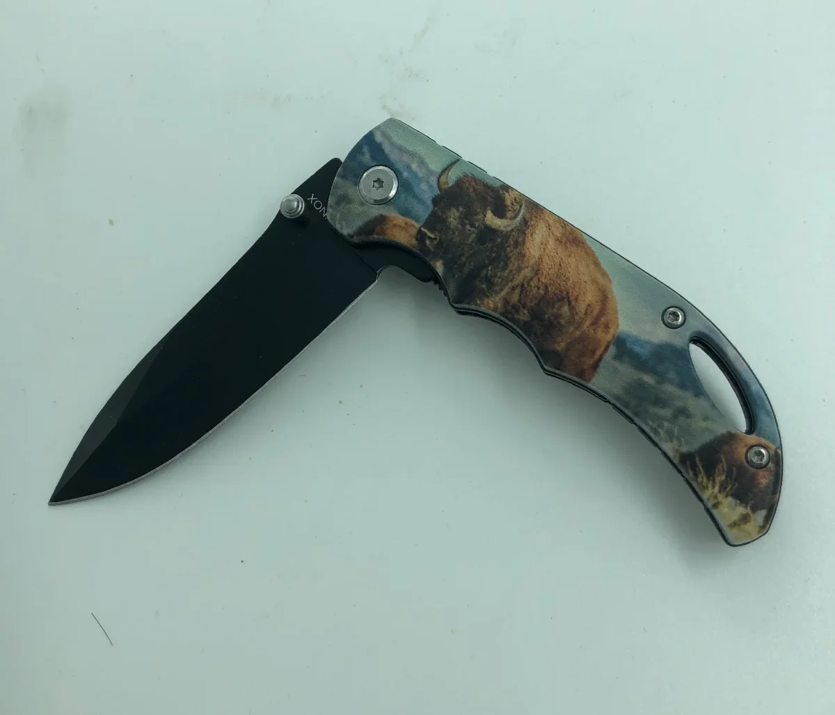 AUSONIA 026593 COLTELLO DA TASCA CM 18 LAMA INOX “BUFALO”