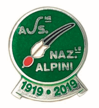 DISTINTIVO CENTENARIO ANA IN ARGENTO