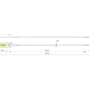 Fascette in polipropilene con molla di chiusura metallica inviolabile autobloccante