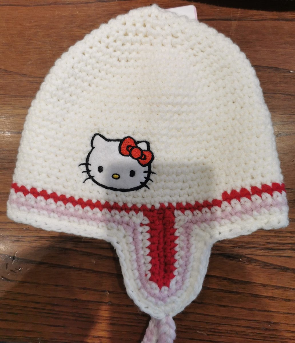 HELLO KITTY Cappello sci bambina ear-white