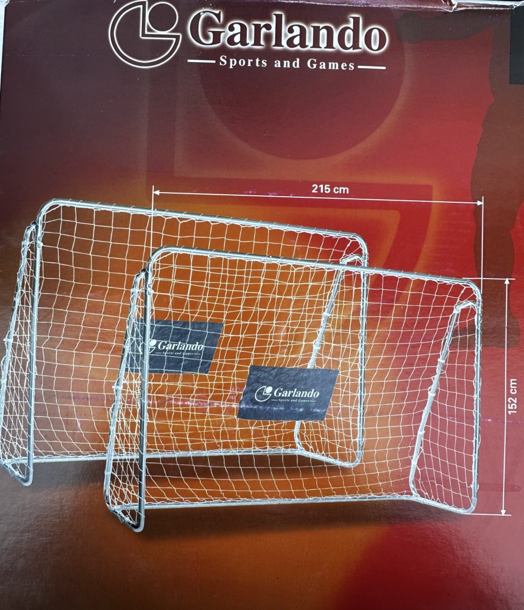 GARLANDO Kick & Rush 2 in 1 – Misure 215X152X73 Cm