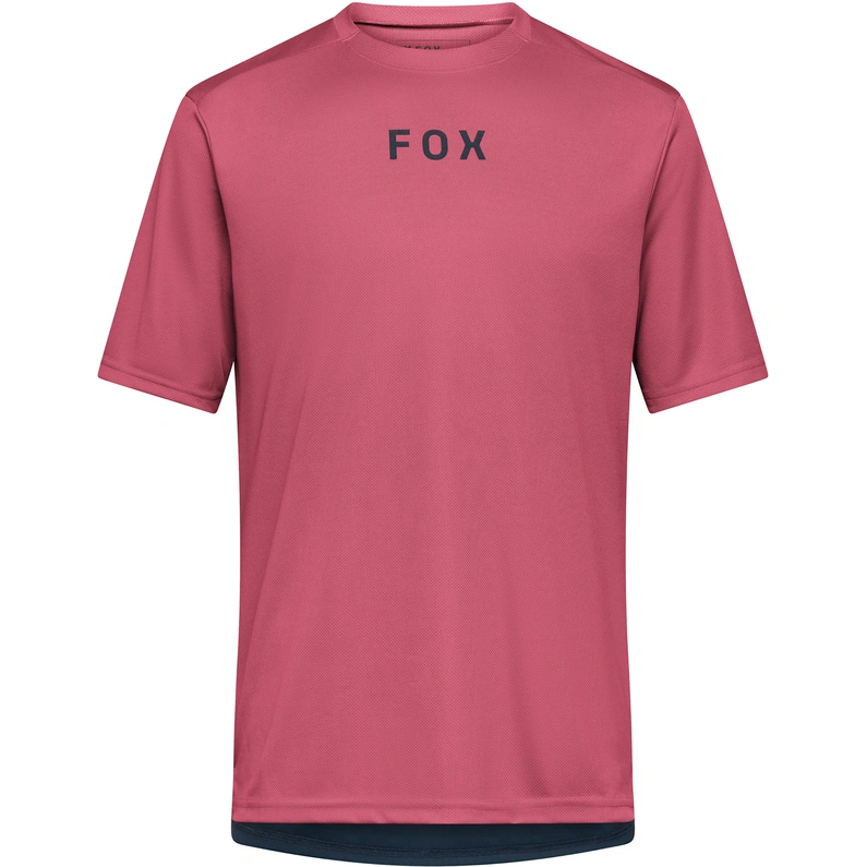 FOX maglia bike RANGER SS WORDMARK – berry