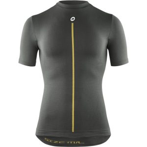 ASSOS intimo uomo bike Spring Fall SS Skin Layer P1 Anthracite Grey