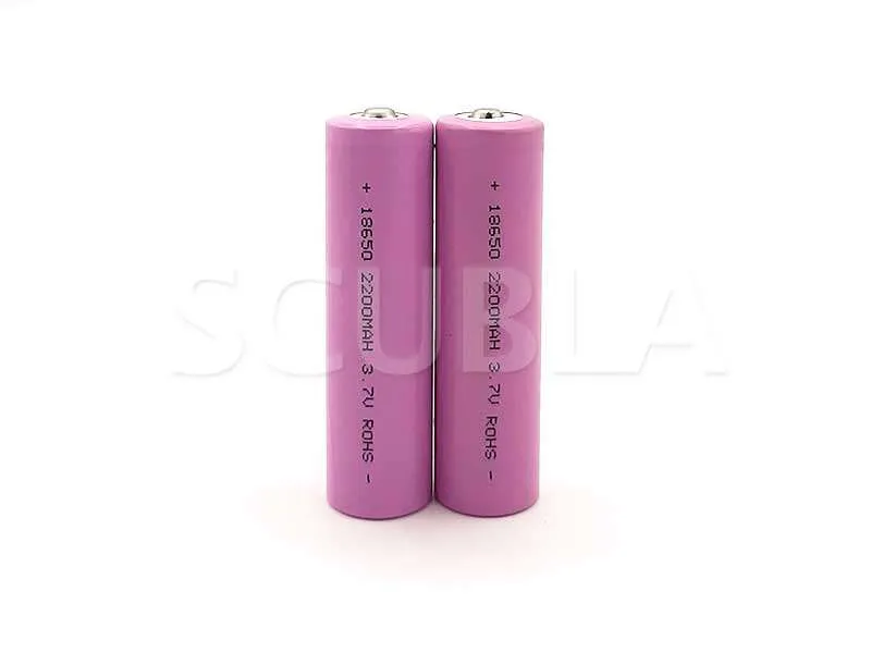 Batteria al litio ricaricabile tipo 18650