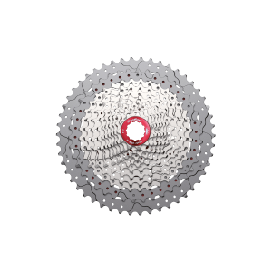 Sunrace pacco pignoni 12 velocità 10-50T alluminio, colore silver