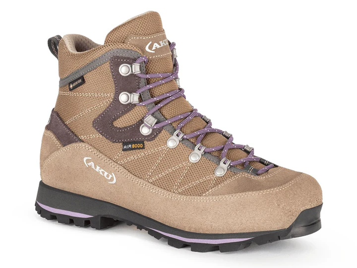 AKU scarpe trekking donna TREKKER L.3 wide GTW beige-deep violet