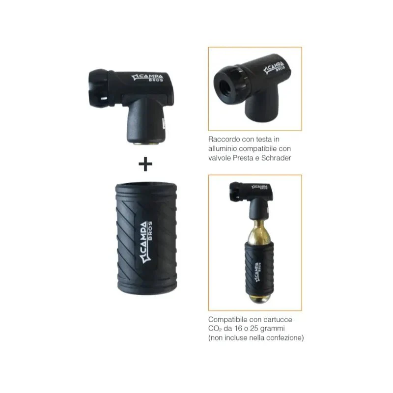 ADATTATORE PER CARTUCCE CO2 – Campa Bros