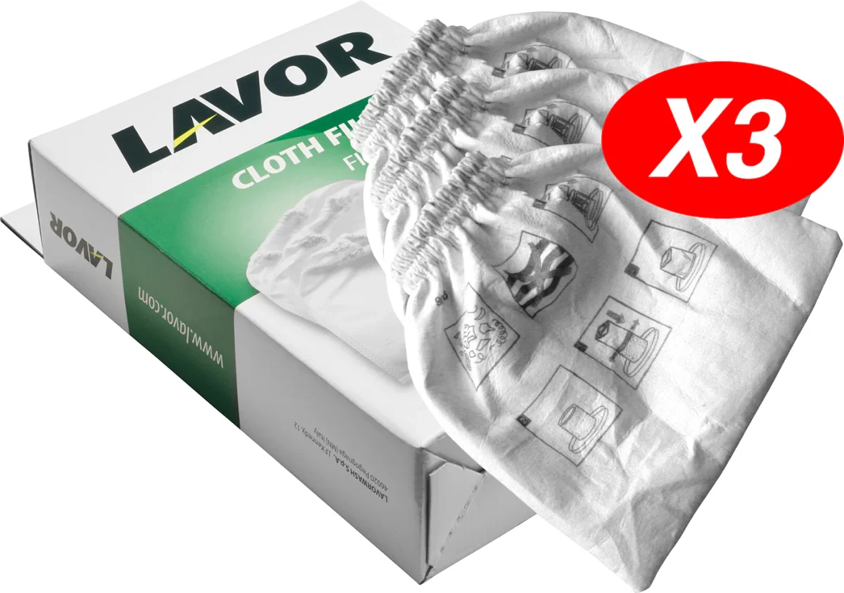 Kit 3 filtri in panno per aspiracenere Lavor Ashley