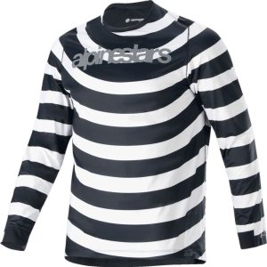 ALPINESTARS maglia bike A-ARIA OSCAR LS bianco nero