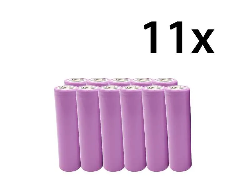 Set di 11 Batterie 18650 Ricaricabili Li-Ion per Song Meter SM5/SM5BAT