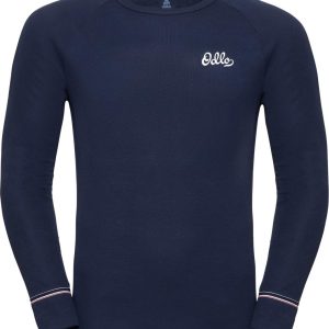 Odlo BL TOP Crew Neck Long Sleeve Active Warm Blu
