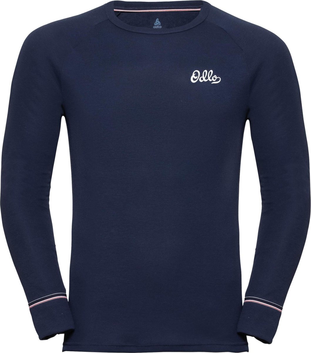 Odlo BL TOP Crew Neck Long Sleeve Active Warm Blu