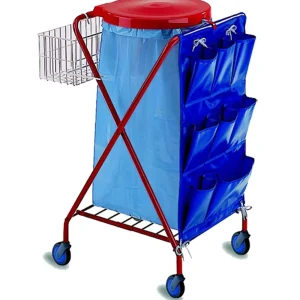 Carrello Portasacco a X - Pulizia Professionale
