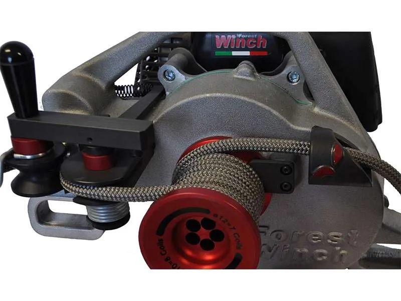 Verricello portatile completo di fune alta tenacità e gancio con sicura VF105 RED IRON - immagine 4