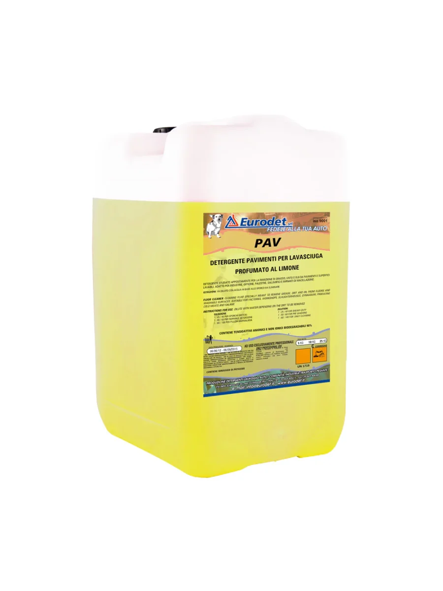 Detergente e Sgrassante per lavasciuga pavimenti – PAV