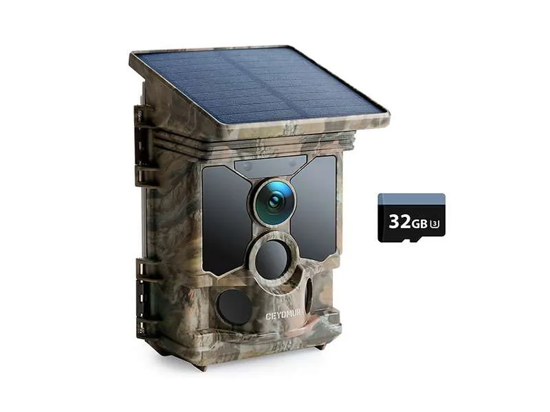 Fototrappola Ceyomur CY95 con Wi-Fi e Pannello Solare Integrato