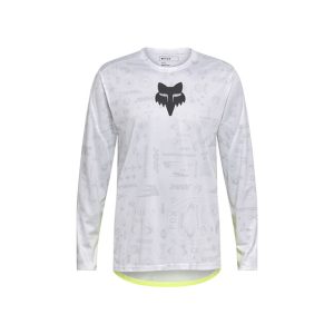FOX maglia bike RANGER LS LUNAR – white