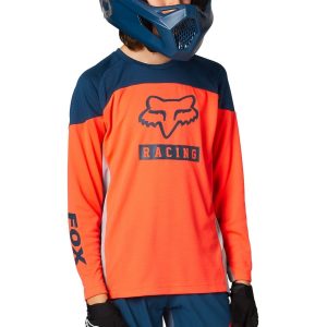 FOX maglia bike bambino Youth Defend LS atomic punch