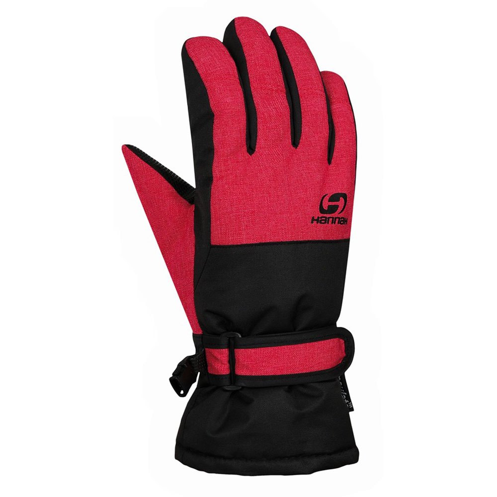 HANNAH Guanti da sci bambino MOJO JR barberry mel/anthracite