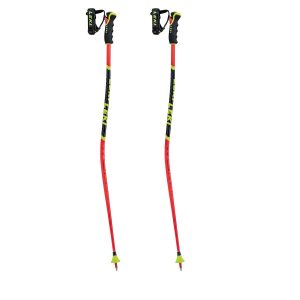 Leki Bastoncini sci WCR Lite GS 3D – red/black/neon yellow