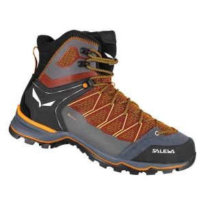 Salewa scarpe trekking uomo MOUNTAIN TRAINER LITE MID GORE-TEX® nero-arancione