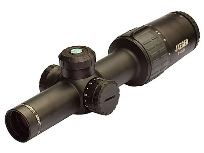 Ottica da puntamento Yukon Jaeger 1-4×24 Ret. Croce Dot. ill. X01i