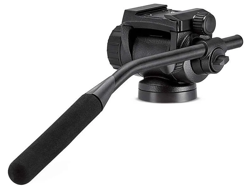 CTH Testa compatta girevole per treppiede completa di livella