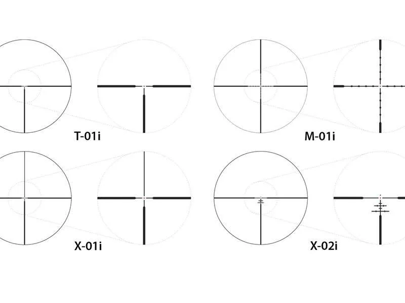 Ottica da puntamento Yukon Jaeger 3-12×56 Ret. T Dot. ill. X01i - immagine 5