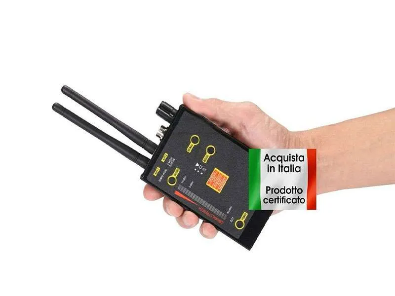 Rilevatore di microspie e GPS portatile fino a 6 Ghz