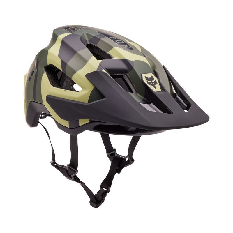 FOX casco bike SPEEDFRAME green camo