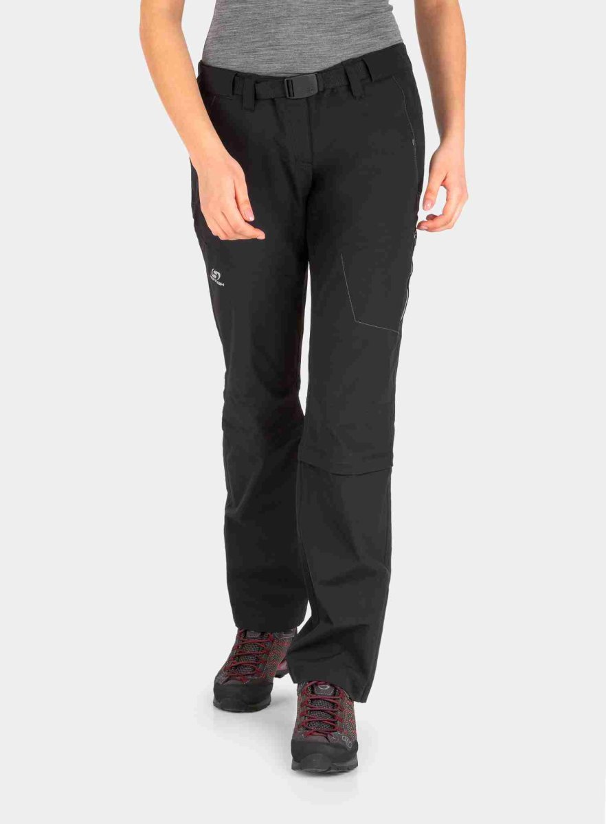 HANNAH pantaloni staccabili da trekking donna Libertine anthracite